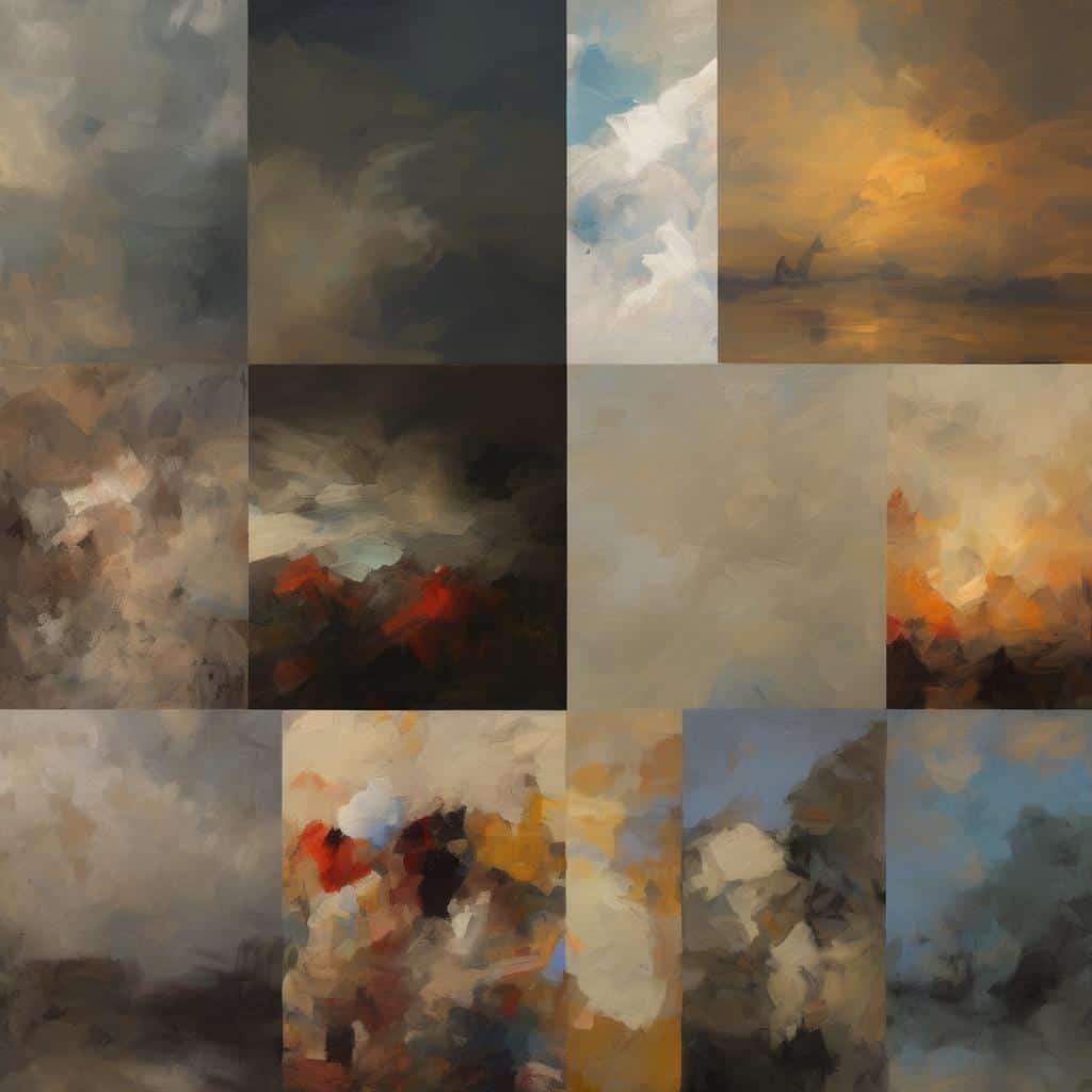 Ορισμός της παραμόρφωσης ως καλλιτεχνικό μέσο σε πίνακες με αφηρημένο στυλ.